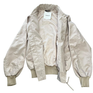 KANGHYUK 2022SS Barcode Embossed Bomber Jacket