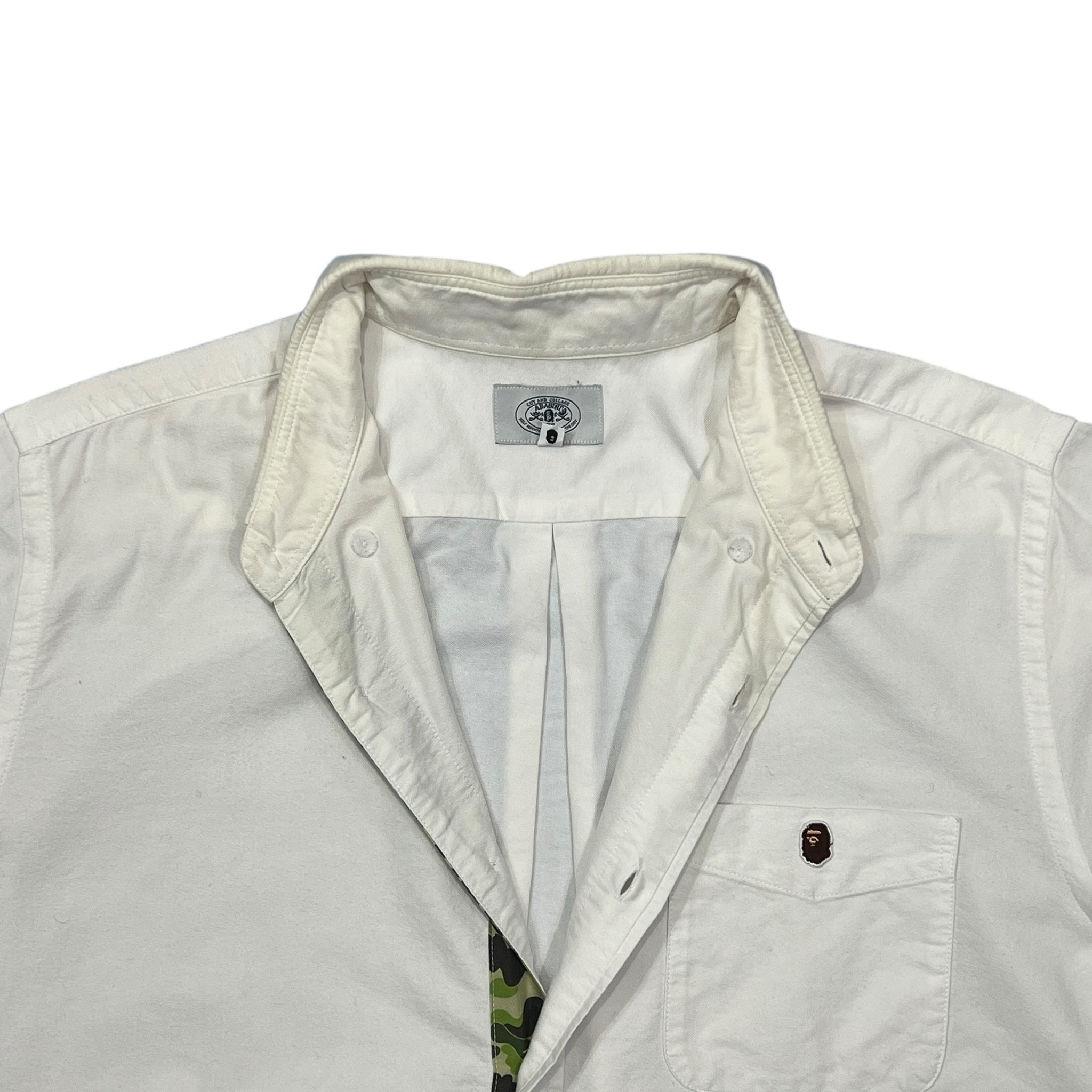 A BATHING APE OG BAPE × NIGO Camo Line Oxford Button Down S/S Shirts