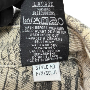 PELLE PELLE By MARC BUCHANAN 90s CROCONIM Crocodile Print Denim Jacket