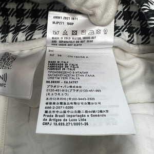 MIU MIU Check Sweat Short Jacket and Short Pants Set Up