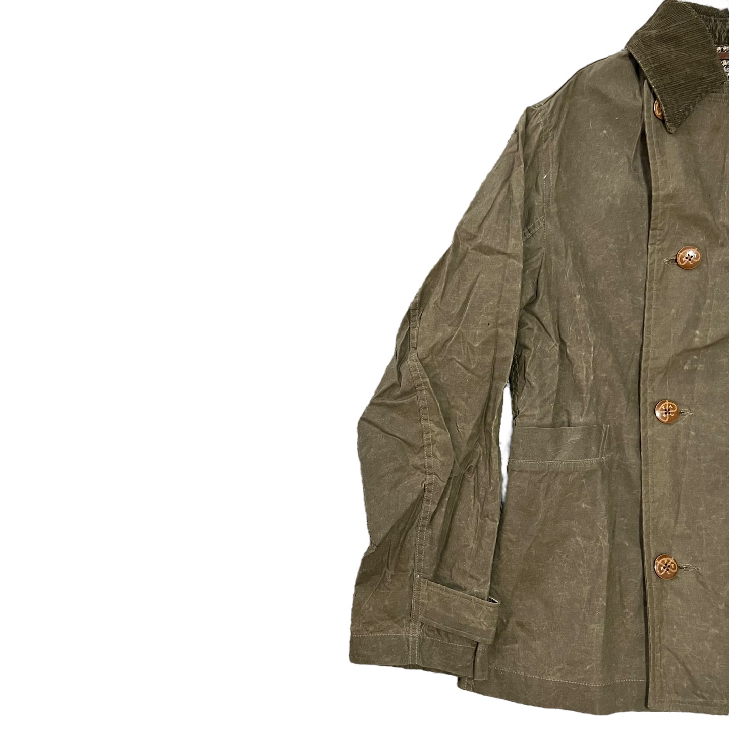 KAPITAL Oiled Military Double Cotton Jacket