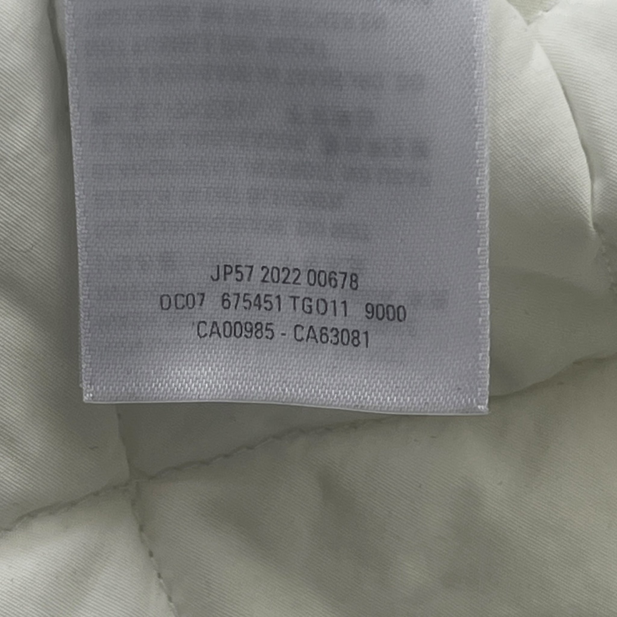 BALENCIAGA 2023AW Chest Logo Embroidered Padded Shirt Blouson