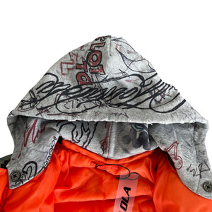 MOWALOLA Graffiti Reversible Bomber Jacket M – SEVENSTARCLOTHING
