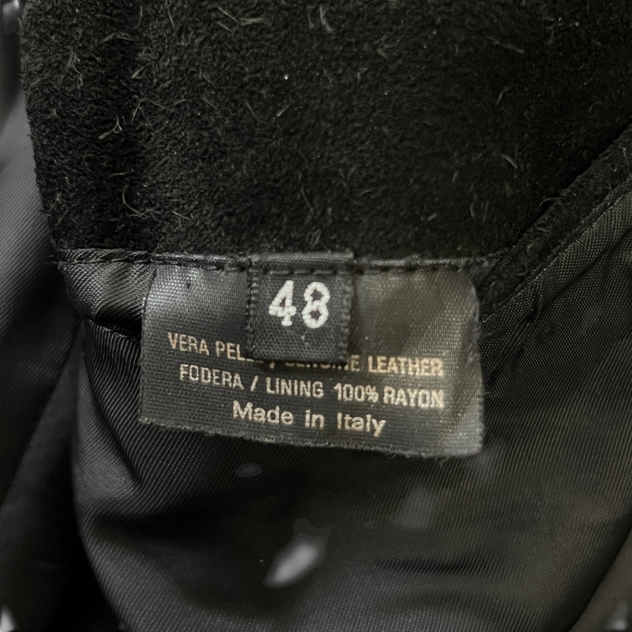 GUCCI Suede Leather Tailored Jacket
