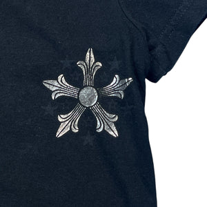 Chrome Hearts Metallic Ninja Stars Printed Kids T-Shirt