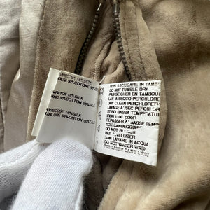 RICK OWENS 2005AW "MOOG" VELVET BELT BOMBER JACKET