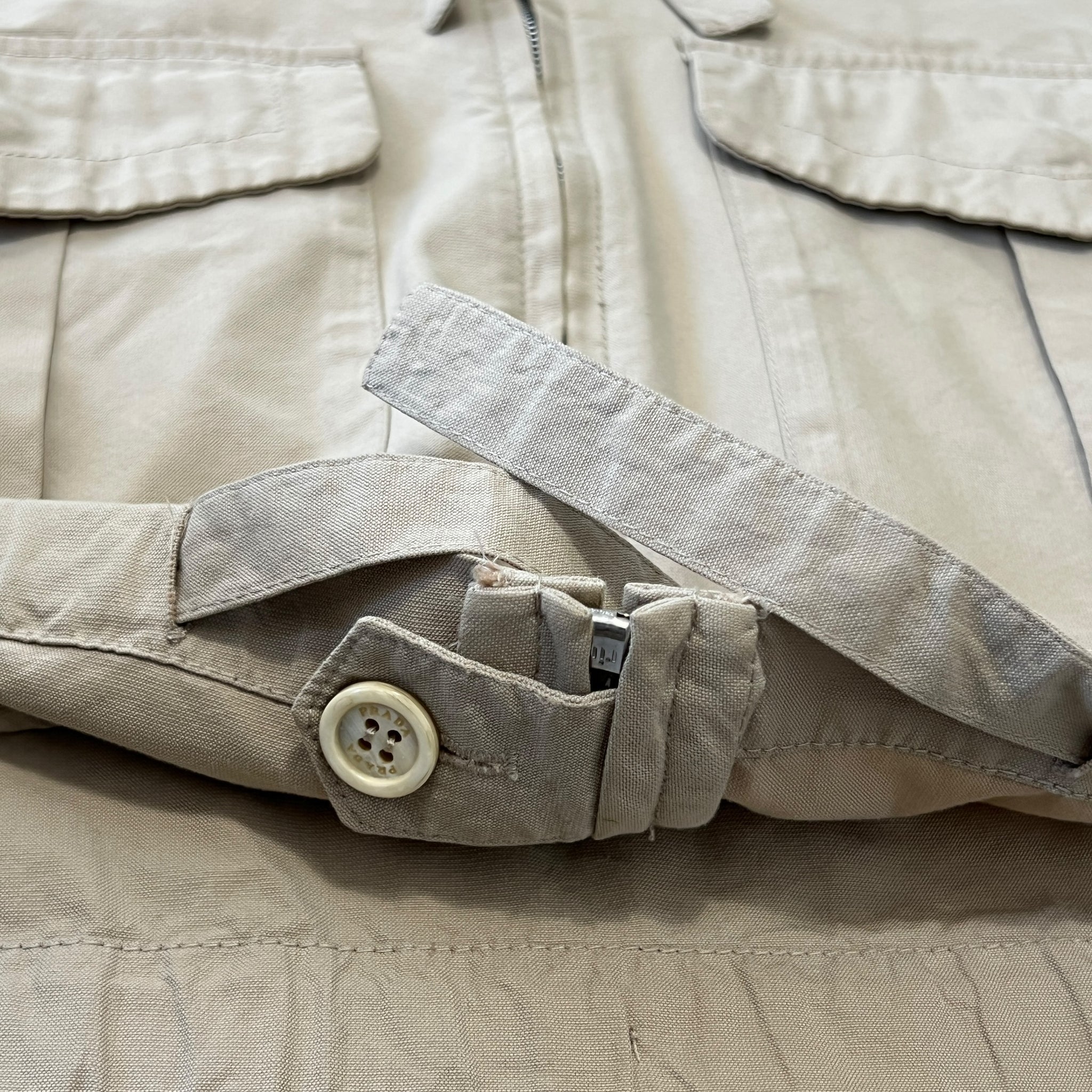 PRADA Wrapping Straps Short Length Coat