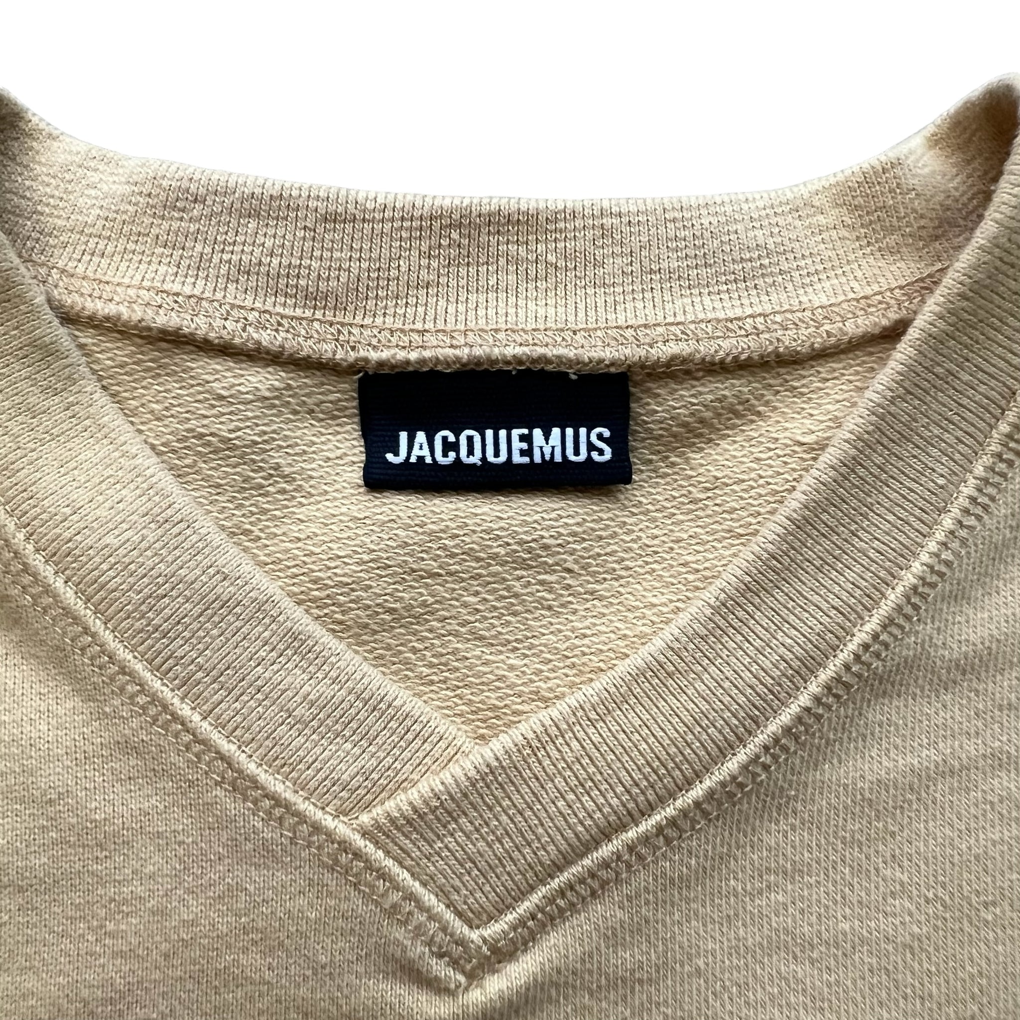 JACQUEMUS Beige Cotton Sweat