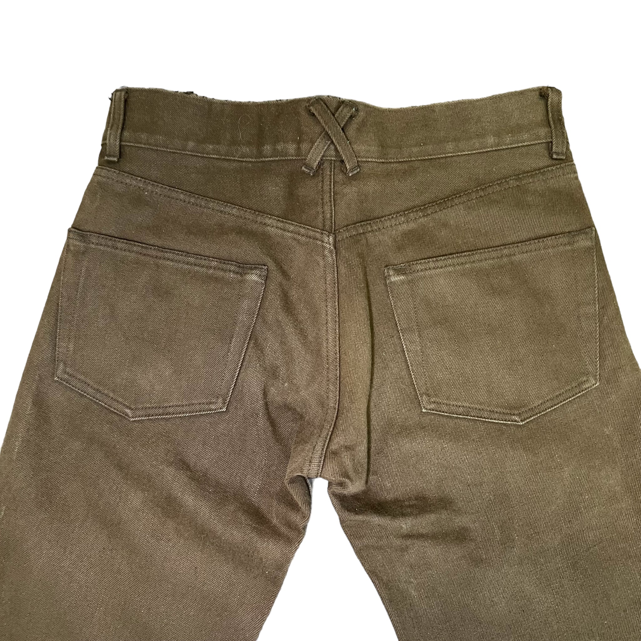 BEAUTY:BEAST MILITARY DENIM PANTS KHAKI
