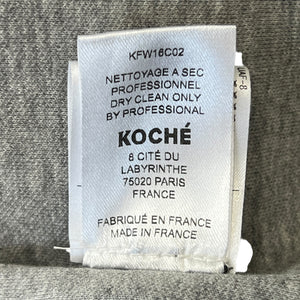 KOCHE 2016-17 Autumn Winter Embellished Faux Fur Coat with Lace & Beads