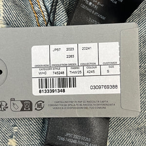 BALENCIAGA 2023SS Super Destroyed Large Fit Baggy Denim Pants