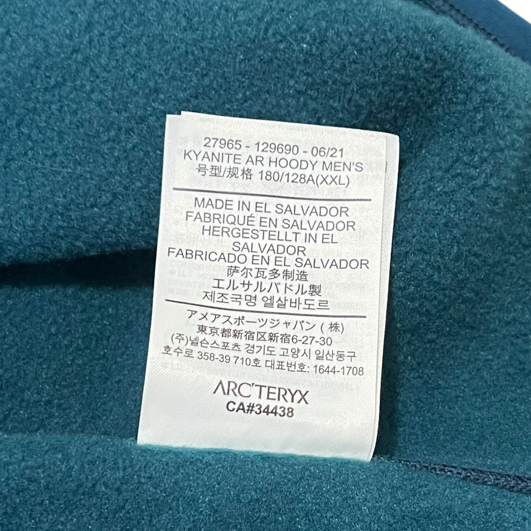 ARC'TERYX Kyanite AR Hoody Polartec Fleece Jacket