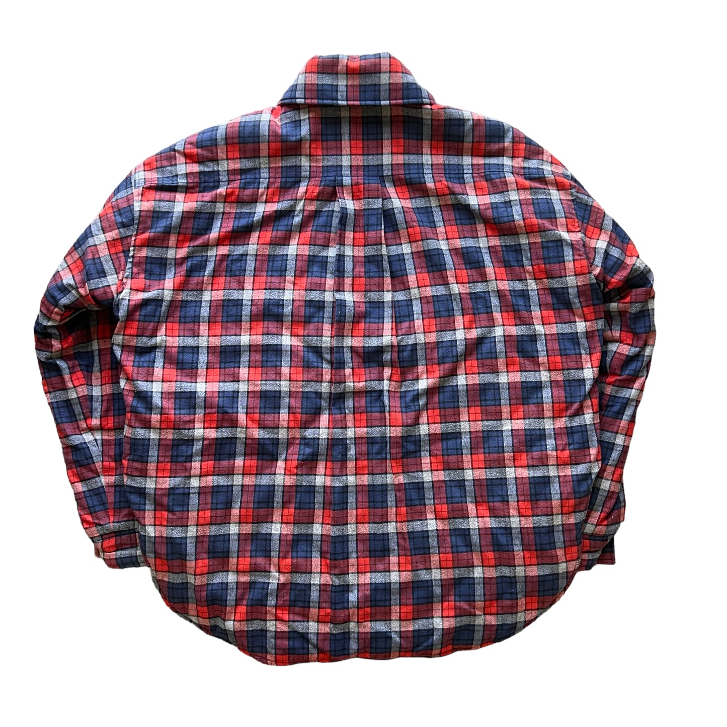BALENCIAGA 17AW Flannel Padded Shirt Jacket