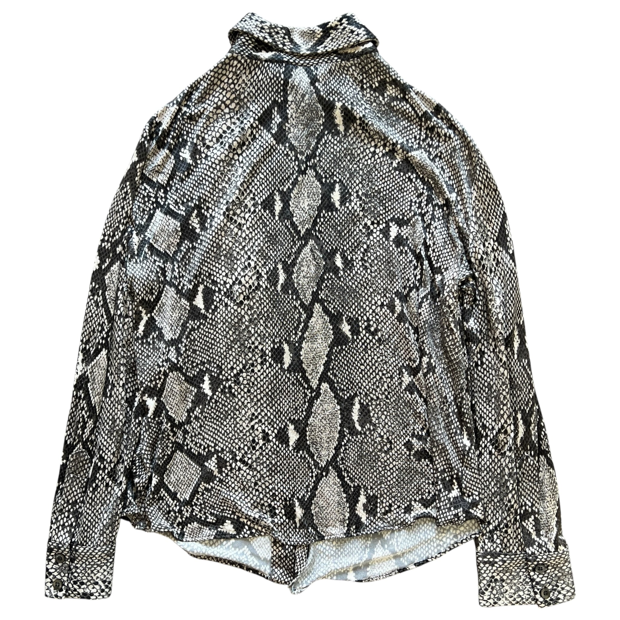 GUCCI 2000SS Tom Ford Python Printed Blouse