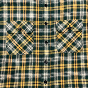 CELINE × Hedi Slimane 2022FW Yellow Plaid Flannel Shirts