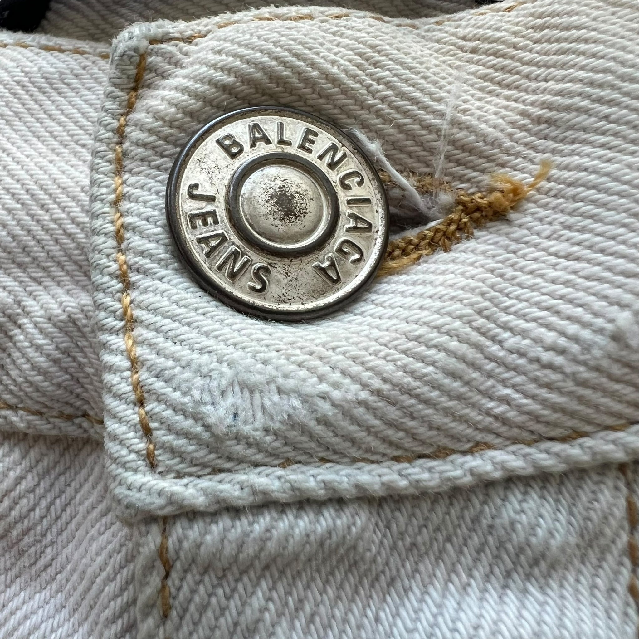 BALENCIAGA 2021AW DISTRESSED LARGE BAGGY JEANS