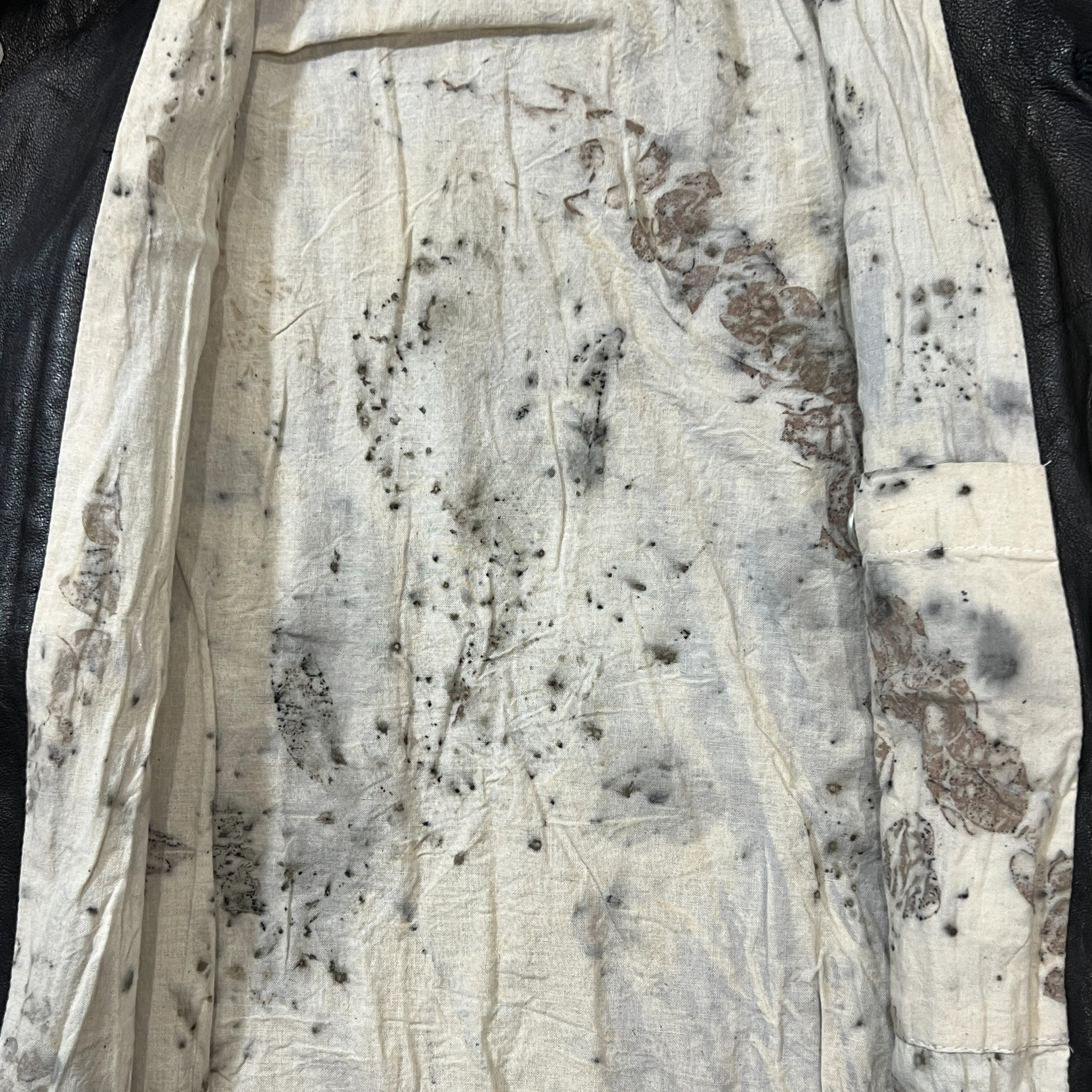 San 2025 Fall Pop-up Store Limited Leather Single Breasted Jacket