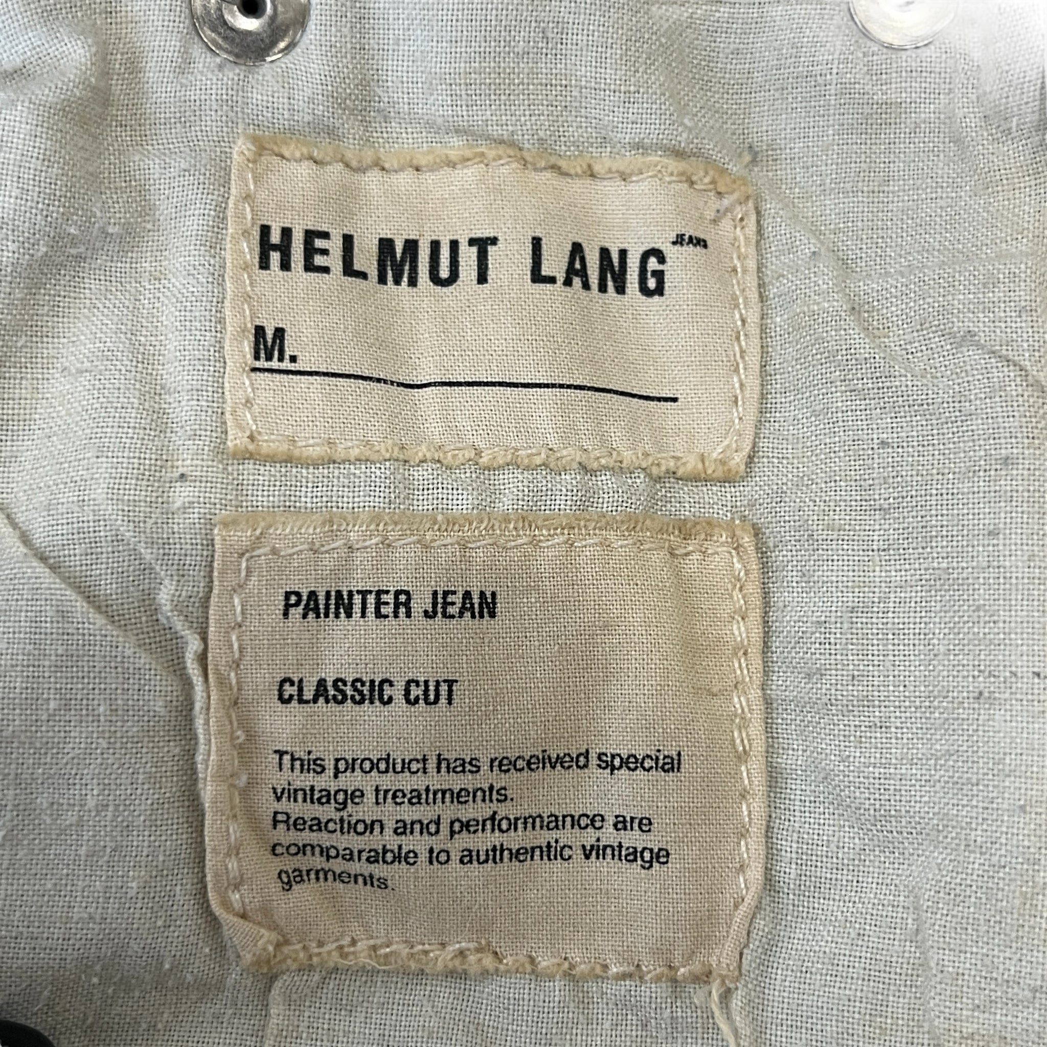 Helmut Lang 2000s Paint-Splattered Painter Jeans