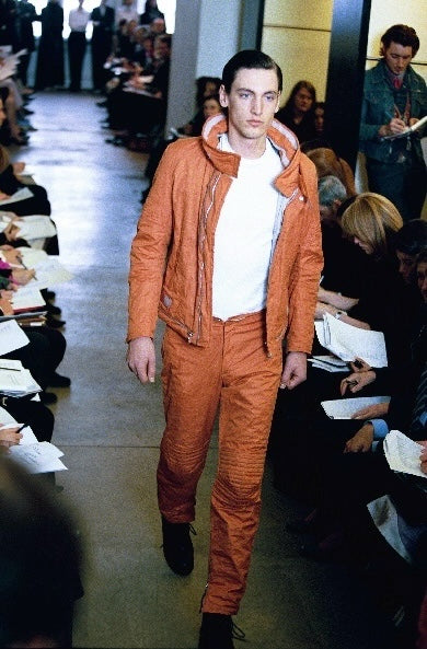 HELMUT LANG 1999AW Moleskin Cotton Astro Biker Jacket