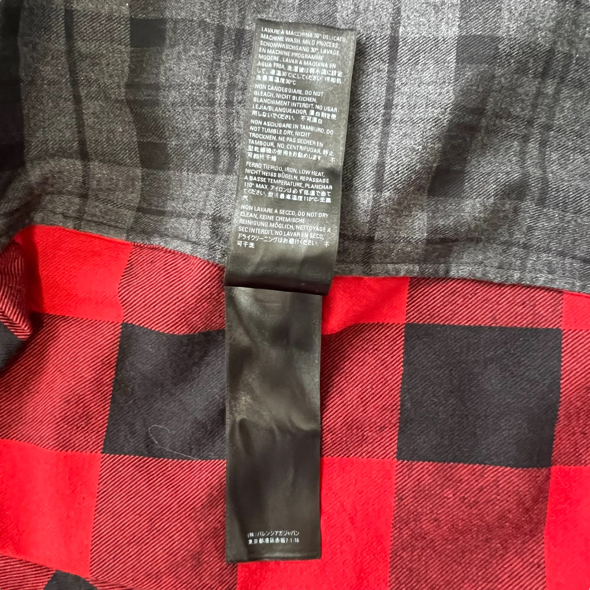 BALENCIAGA 2021SS PATCH WORK SHIRT