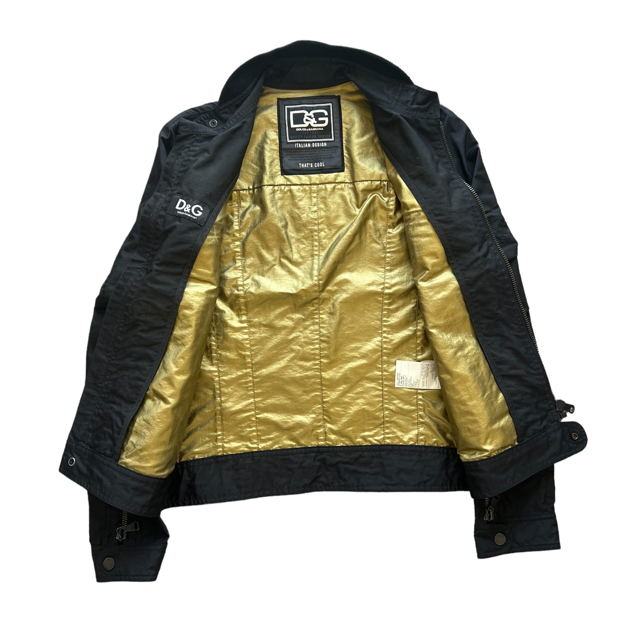 DOLCE & GABBANA 00S MULTI ZIPJACKET