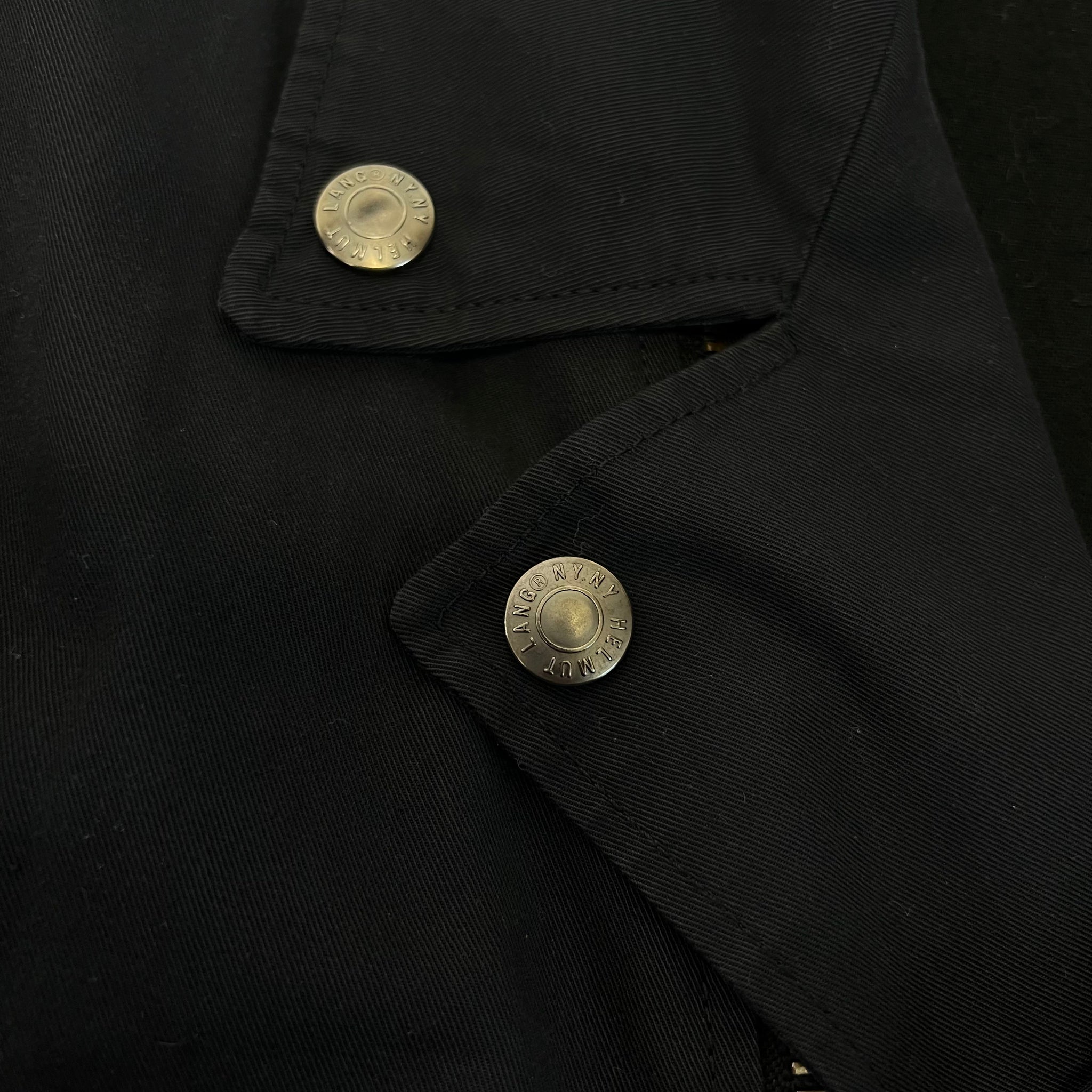 HELMUT LANG 2004SS COTTON BONDAGE OVERDYED JACKET WITH FLAP