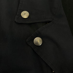 HELMUT LANG 2004SS COTTON BONDAGE OVERDYED JACKET WITH FLAP