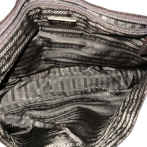 PRADA Vintage One Shoulder Bag Python Embossing  Tessuto Nylon × Leather