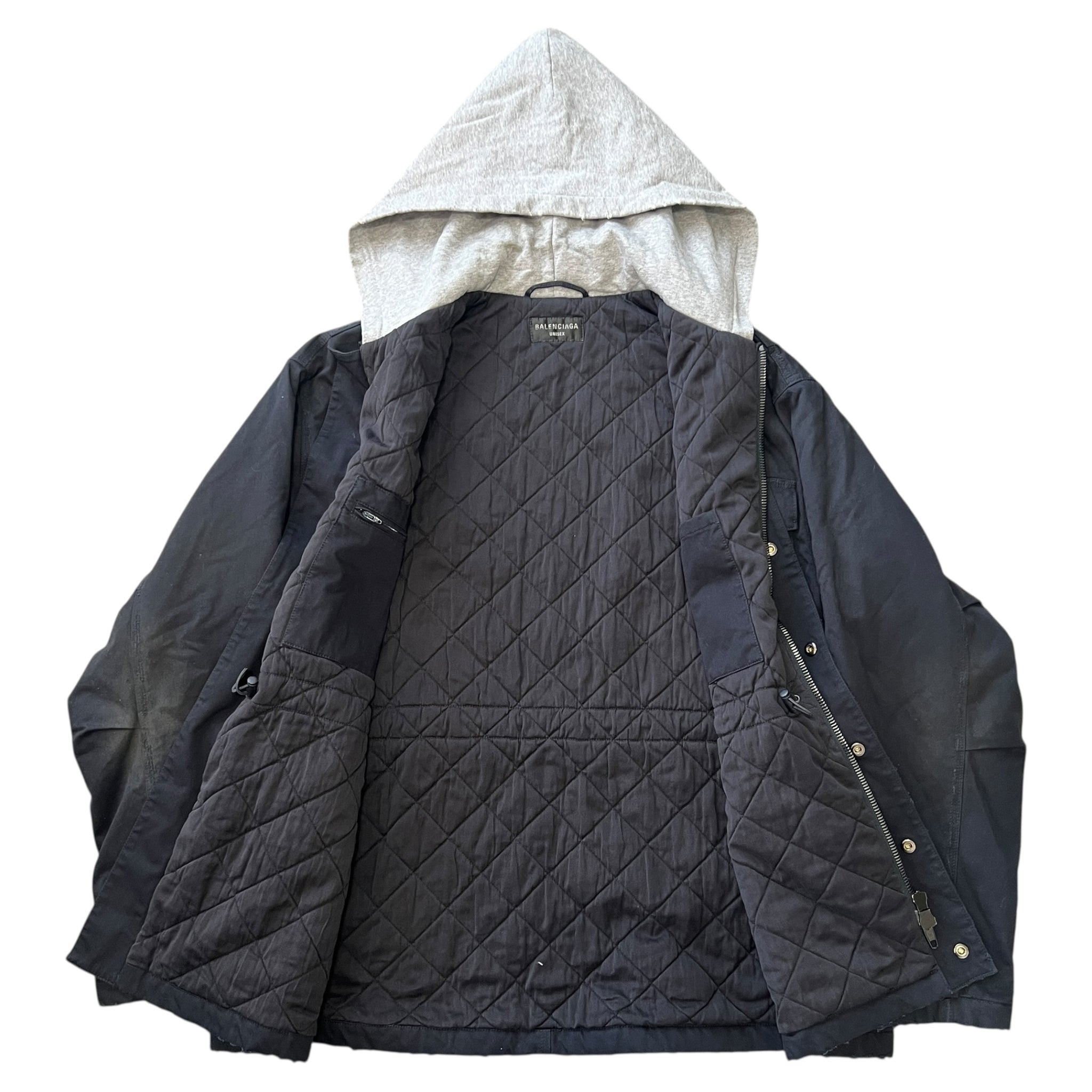 BALENCIAGA 2023AW DOUBLE B Work Parka Blouson
