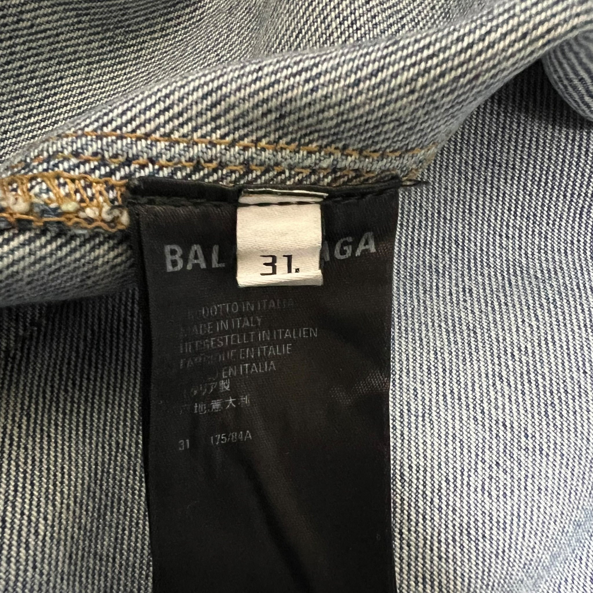 BALENCIAGA 2022AW All Over Logo RAVER JEANS