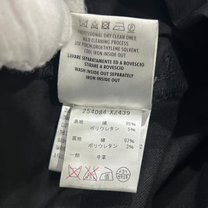 GUCCI Leather Yoke Slim Fit Trousers