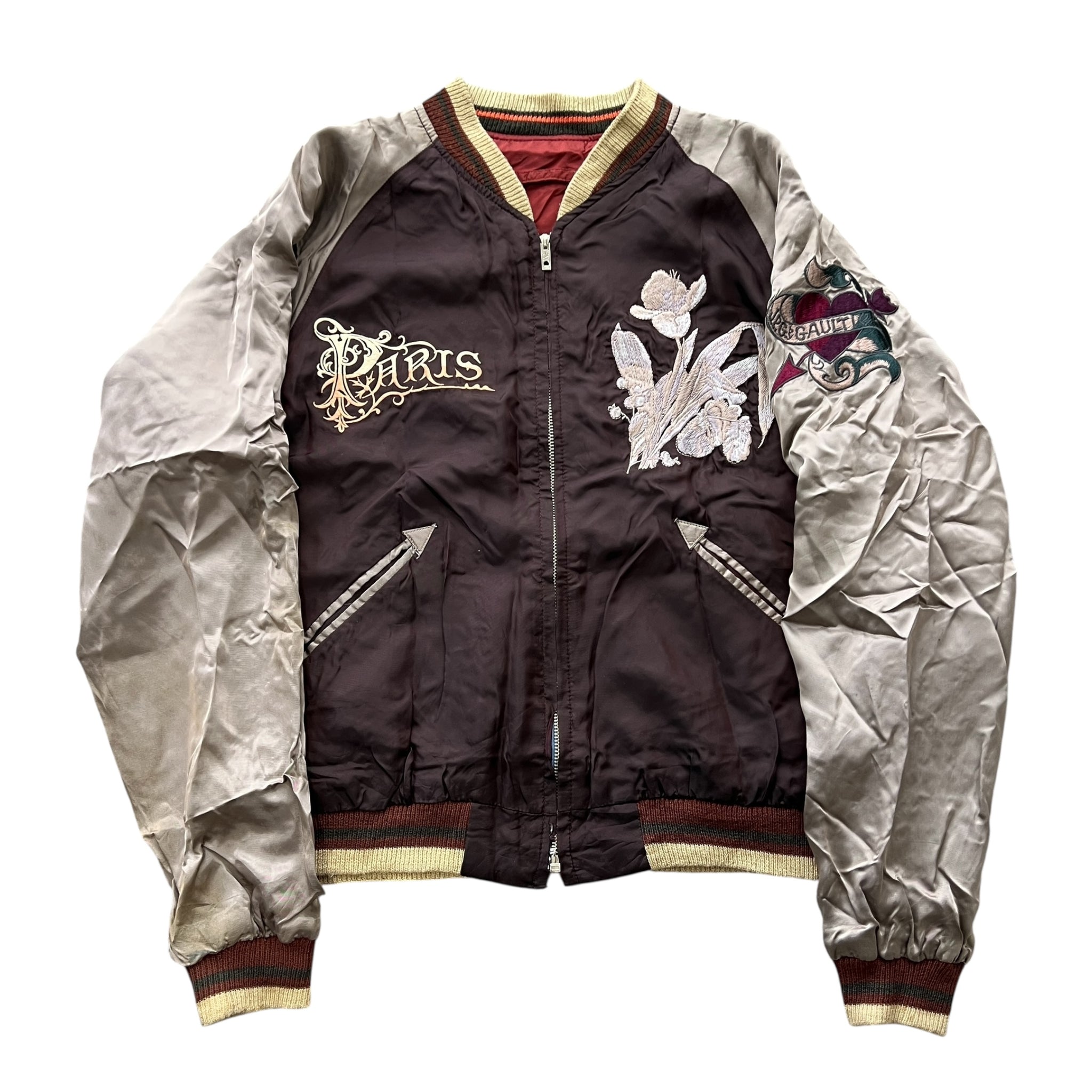 Jean Paul Gaultier 2002 limited edition 100 pieces only ×TAILOR TOYO Reversible Embroidery "Sukajan" Souvenir Jacket