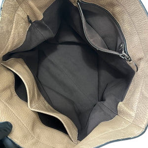 MIU MIU Grained Leather Front-Zip Tote Bag