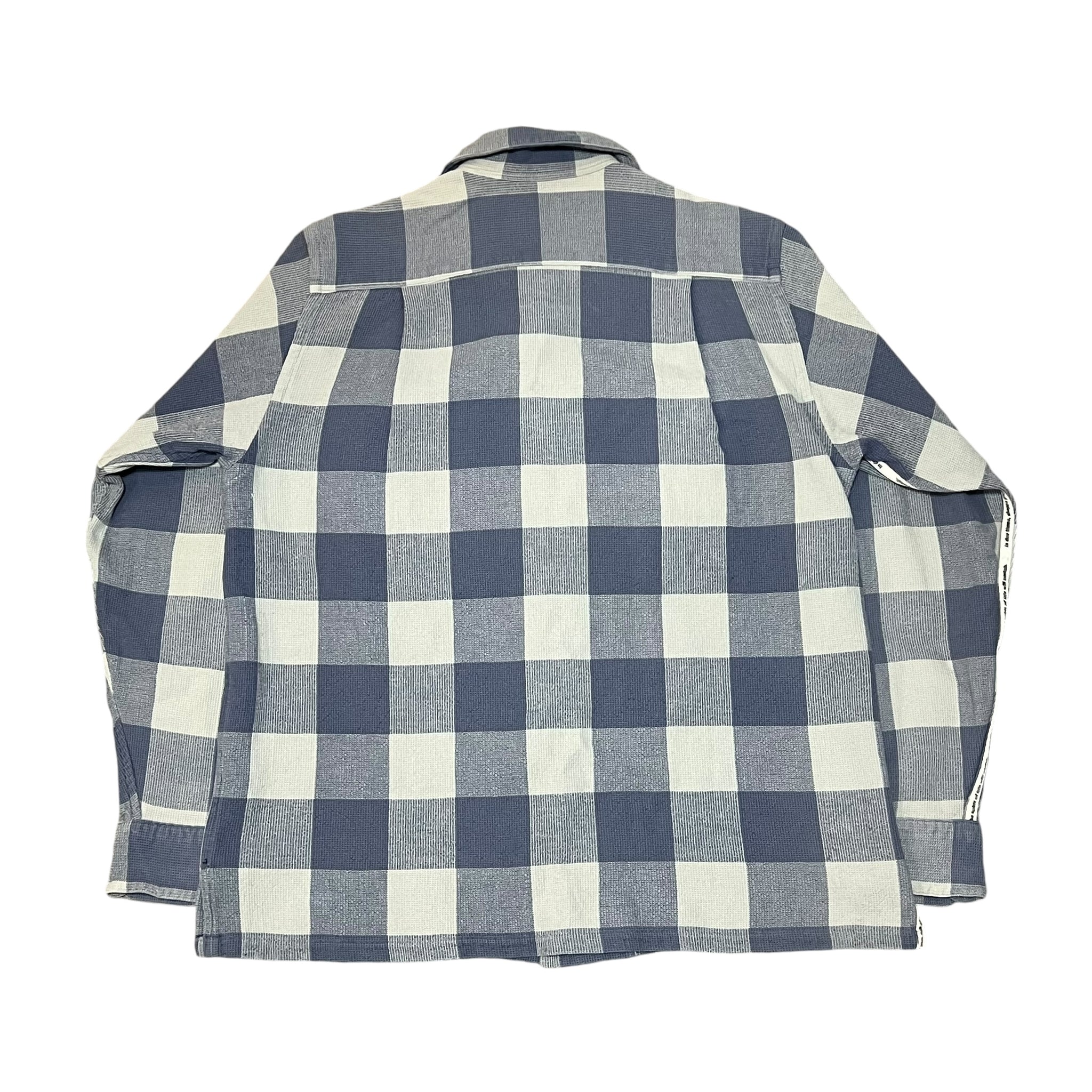 GENERAL RESEARCH 1999SS PARASITE MULTI POCKET BLUE FLANNEL SHIRTS