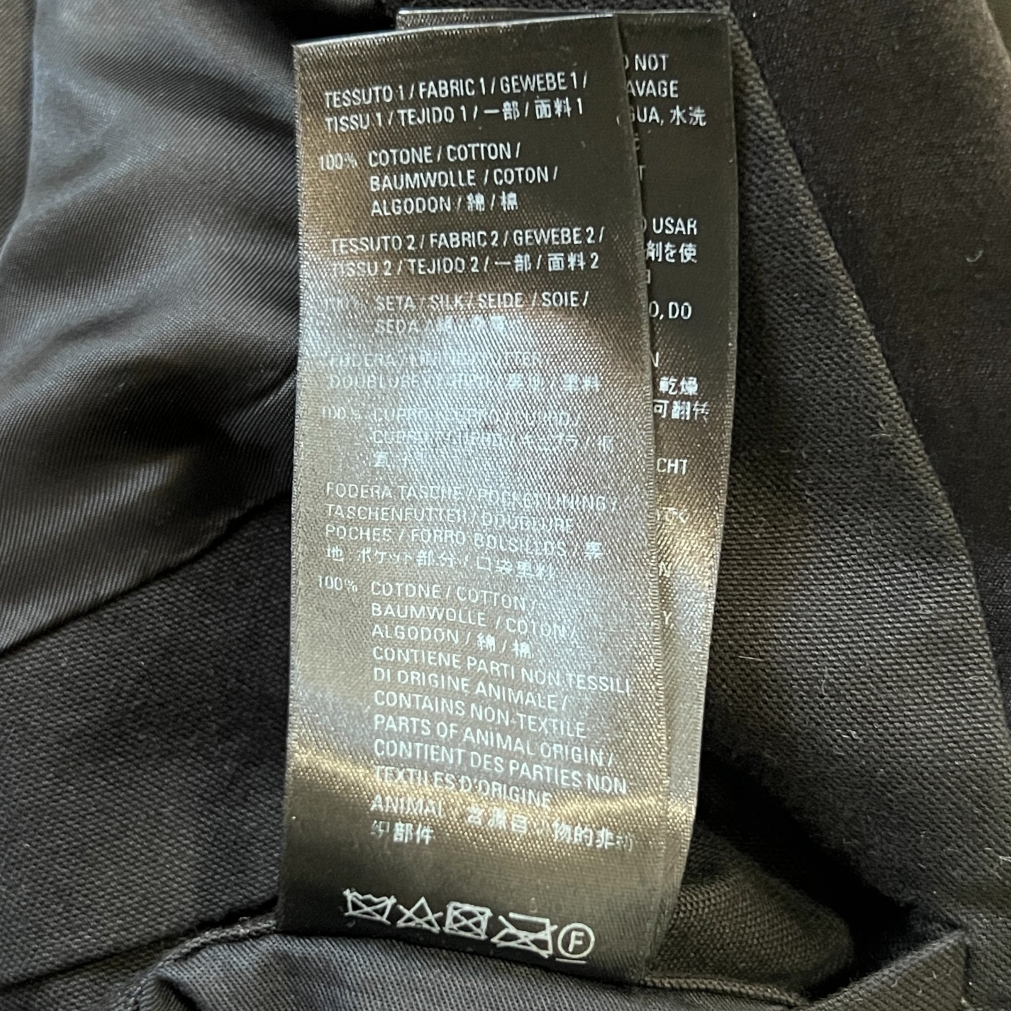 BALENCIAGA 2021 Winter Collection Cotton Canvas Rental Tuxedo Jacket