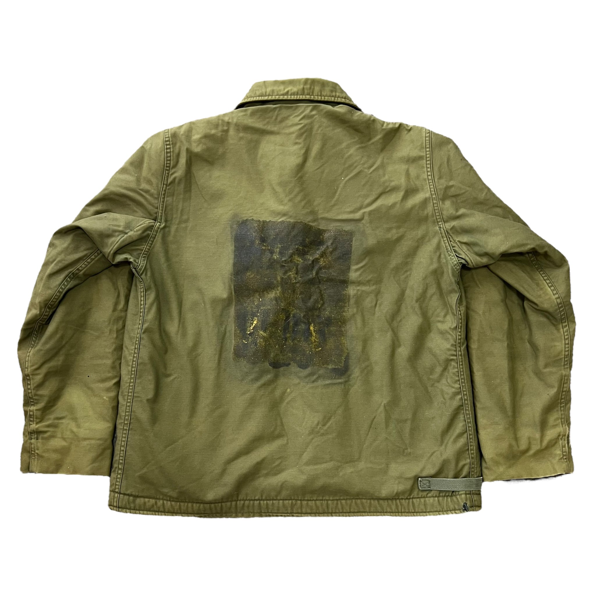 Vintage 70's "SV-631" US NAVY A-2 Deck Flight Jacket
