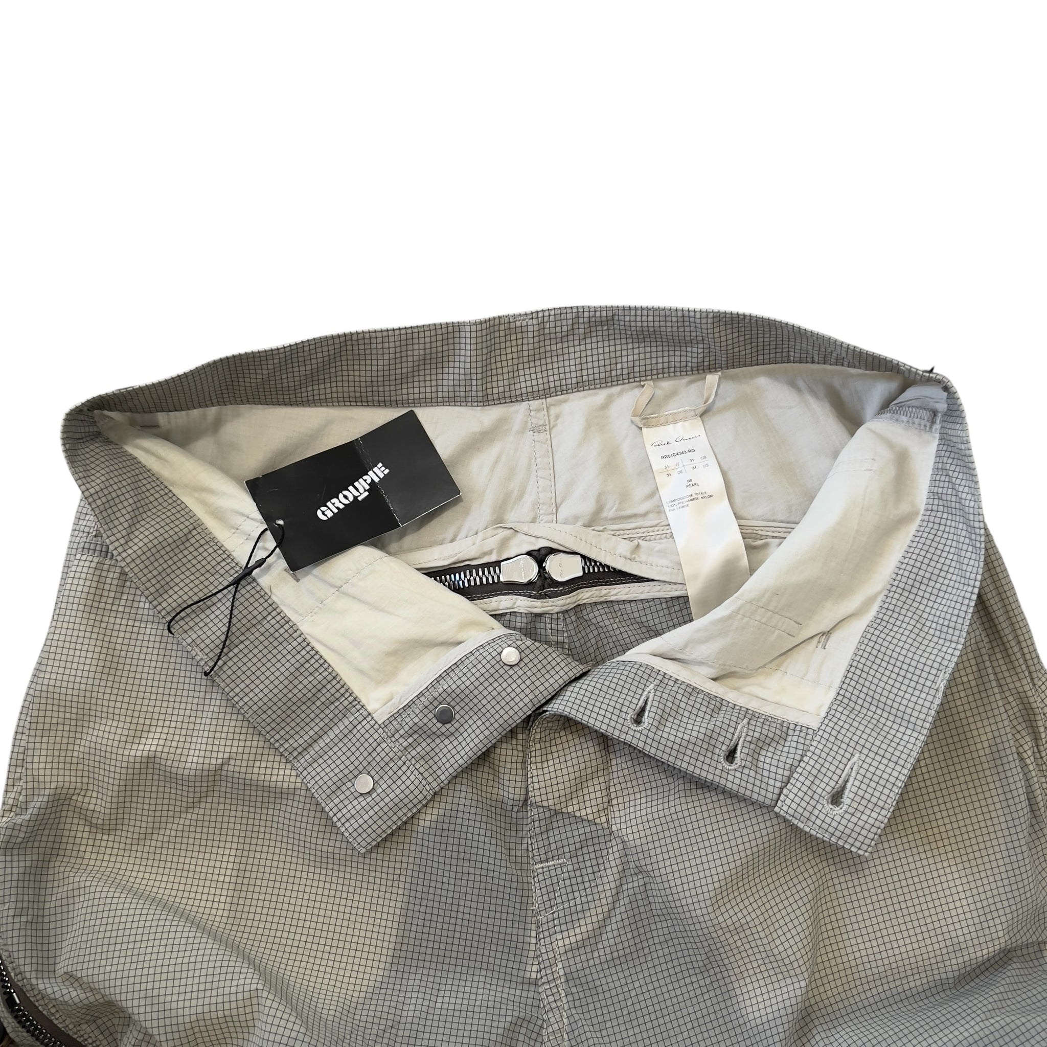 RICK OWENS 2023SS Bolan Banana Pants 'Pearl'