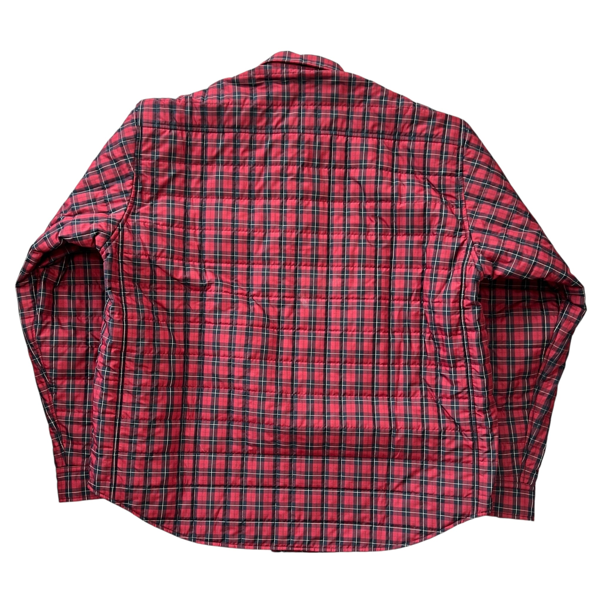 BALENCIAGA SS2022 Quilted Tartan Oversized Shirt Jacket (Light Padding / Made in Italy)