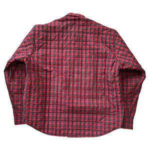BALENCIAGA SS2022 Quilted Tartan Oversized Shirt Jacket (Light Padding / Made in Italy)