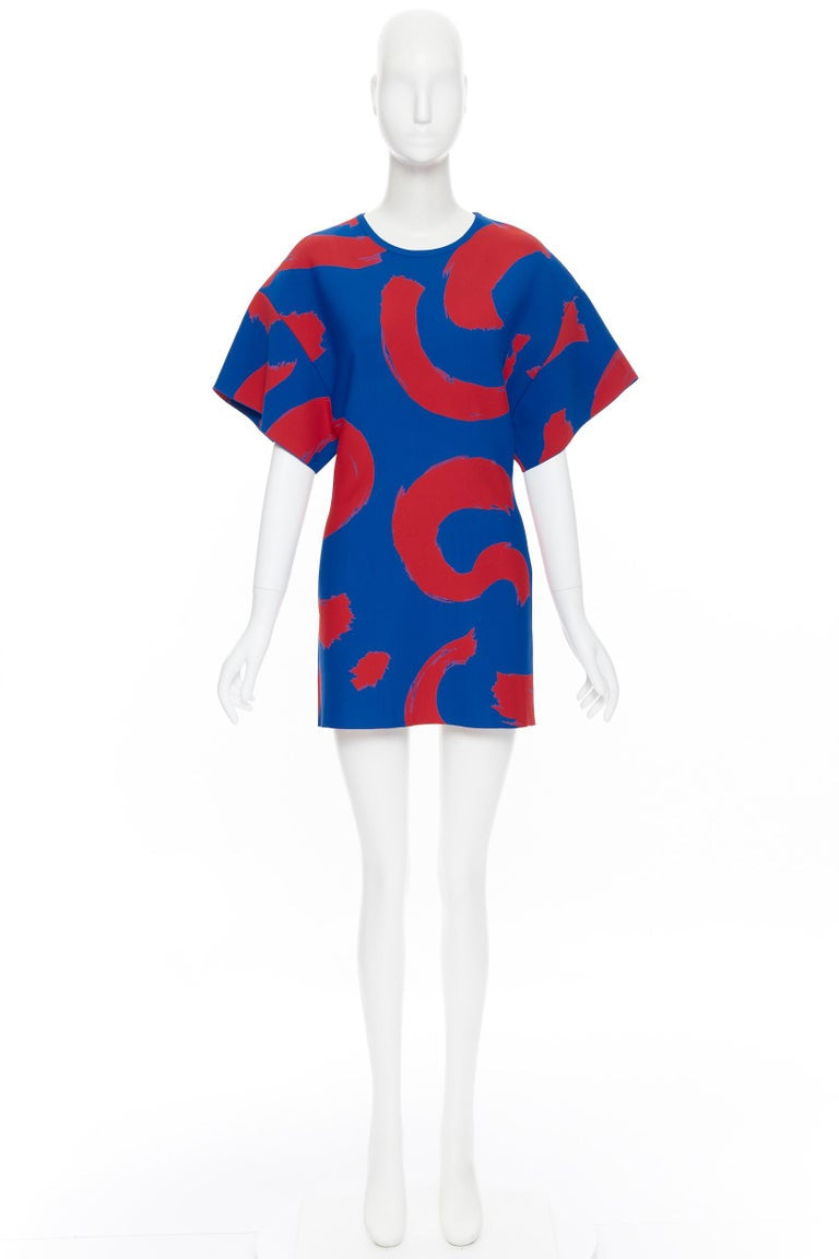 CELINE 2014SS ×PHOEBE PHILO

red blue pop brush stroke oversized tunic tunic top