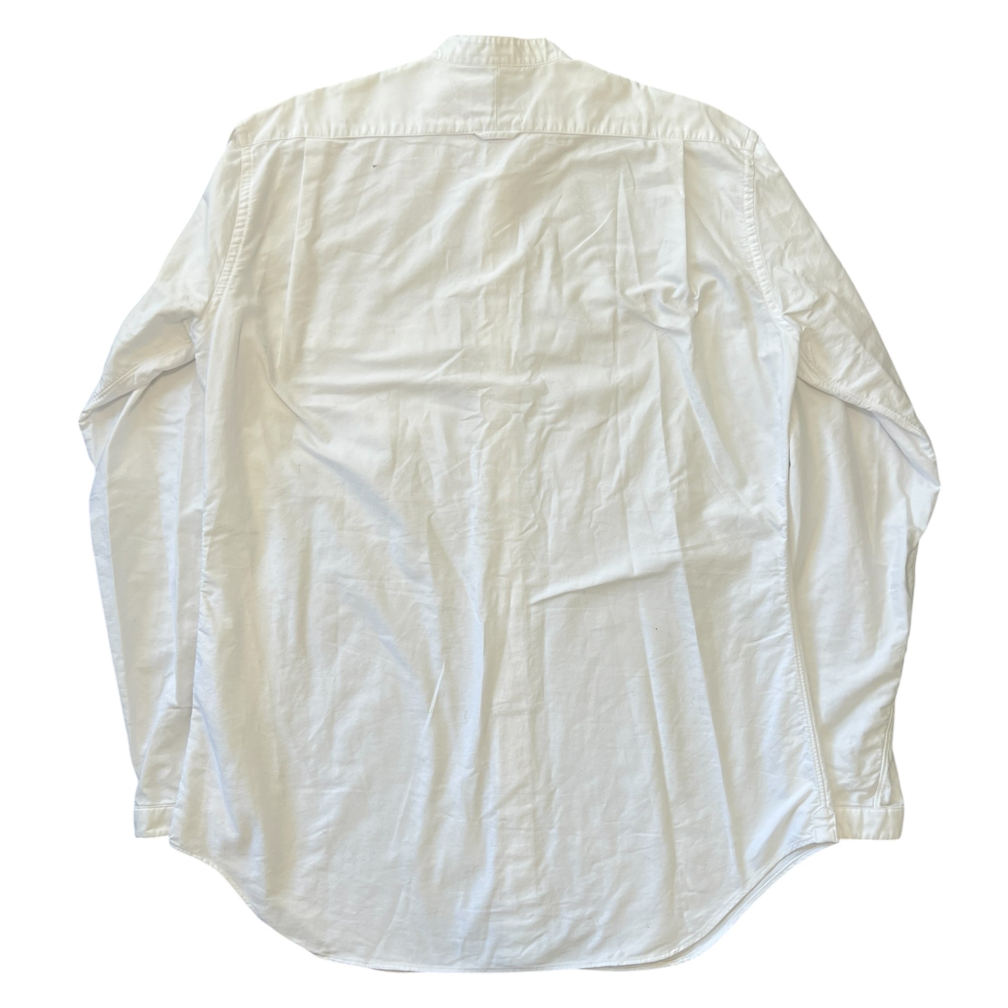 THOM BROWNE Band Collar Cotton Shirts SIZE 5