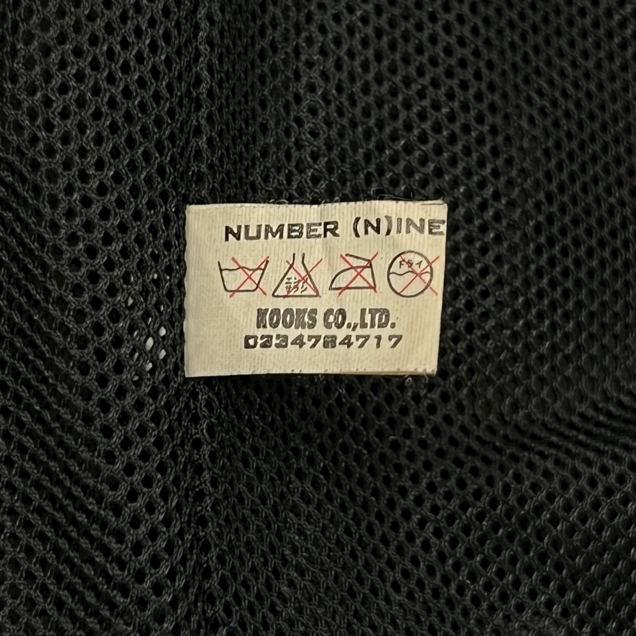 NUMBER (N)INE 90's Crinkle Leather Tailored Jacket