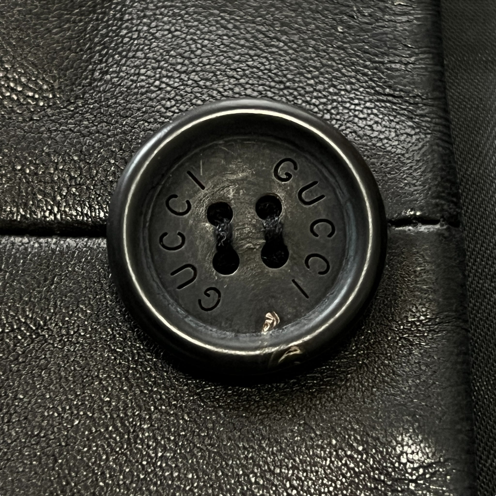 GUCCI Tom Ford Genuine Leather Tailored Jacket