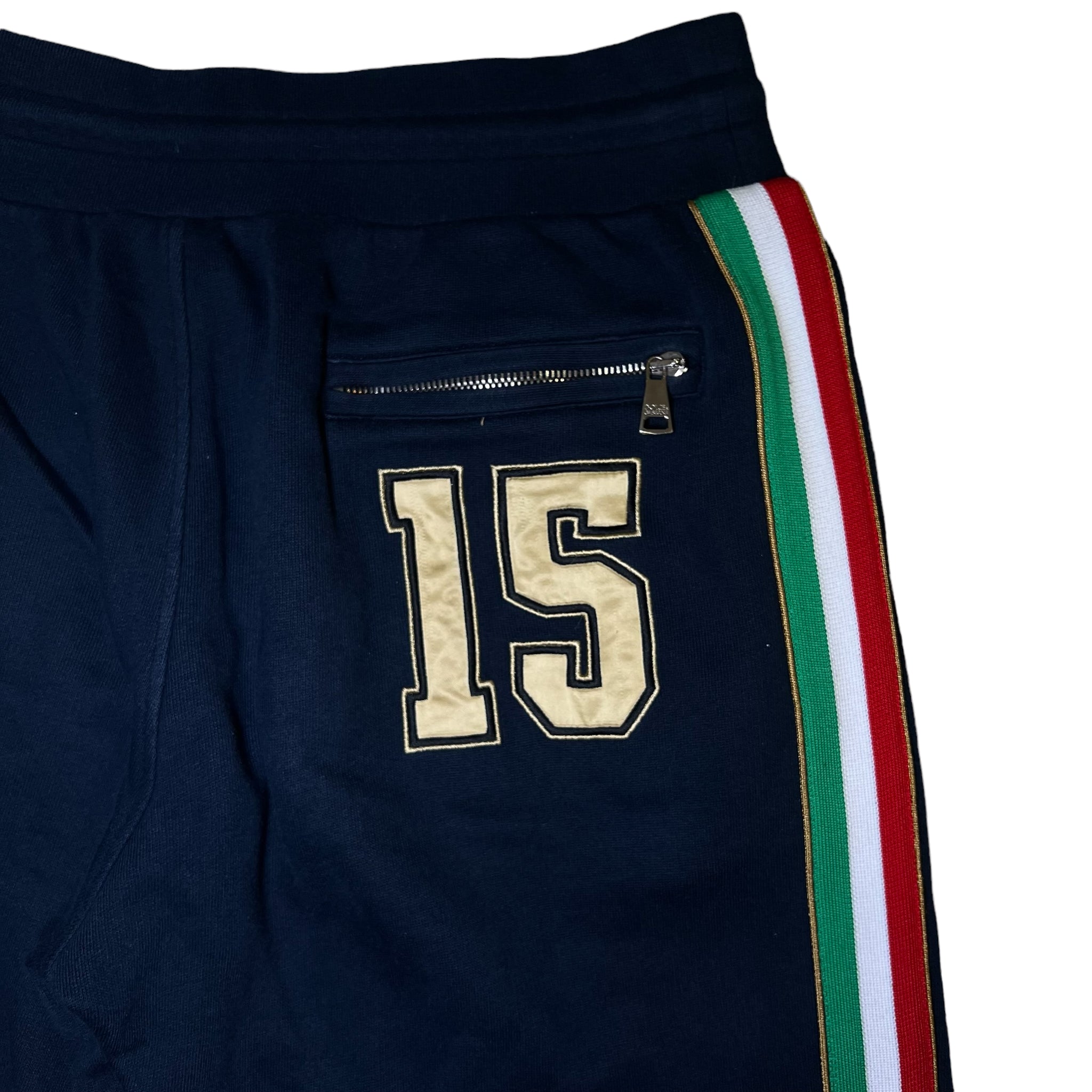 DOLCE&GABBANA FOOTBALL MOTIF ''CALCIO'' BACK NUMBER 15 WAPPEN ITAIY COLOR 3 LINE SETUP JERSEY