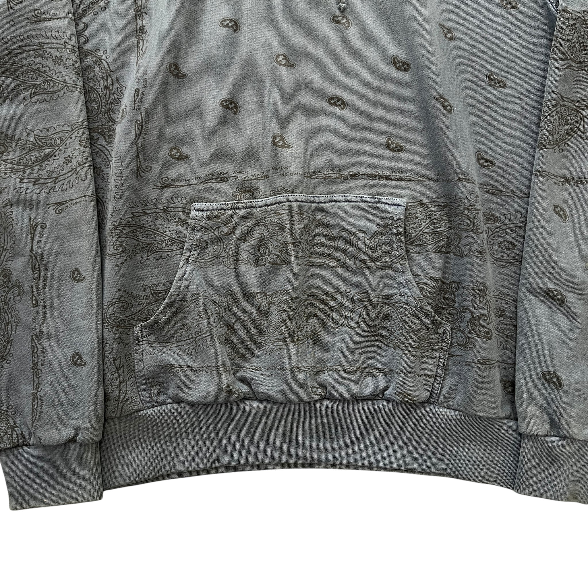 RAF SIMONS 2004AW WAVES Paisley Pullover Hoodie