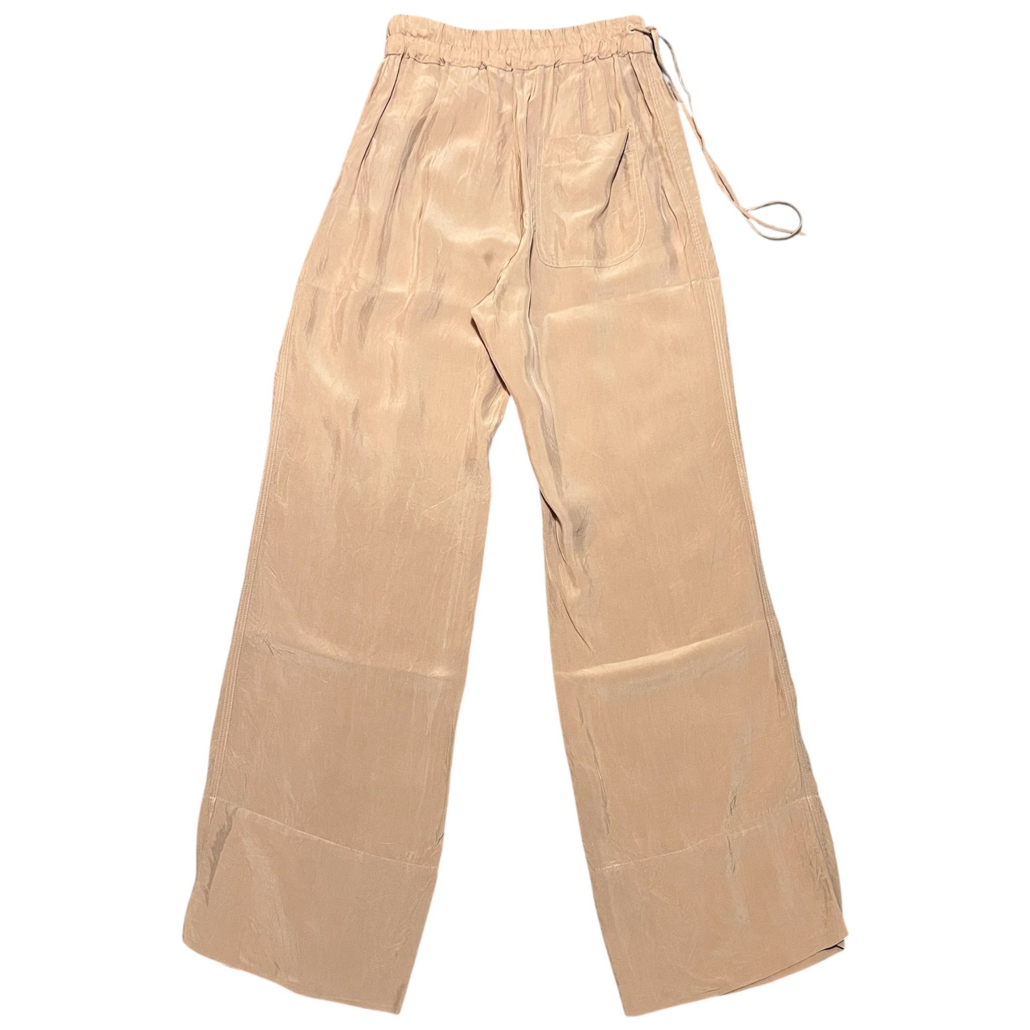 ACNE STUDIOS Pame Structured Fluid Trousers in Old Pink