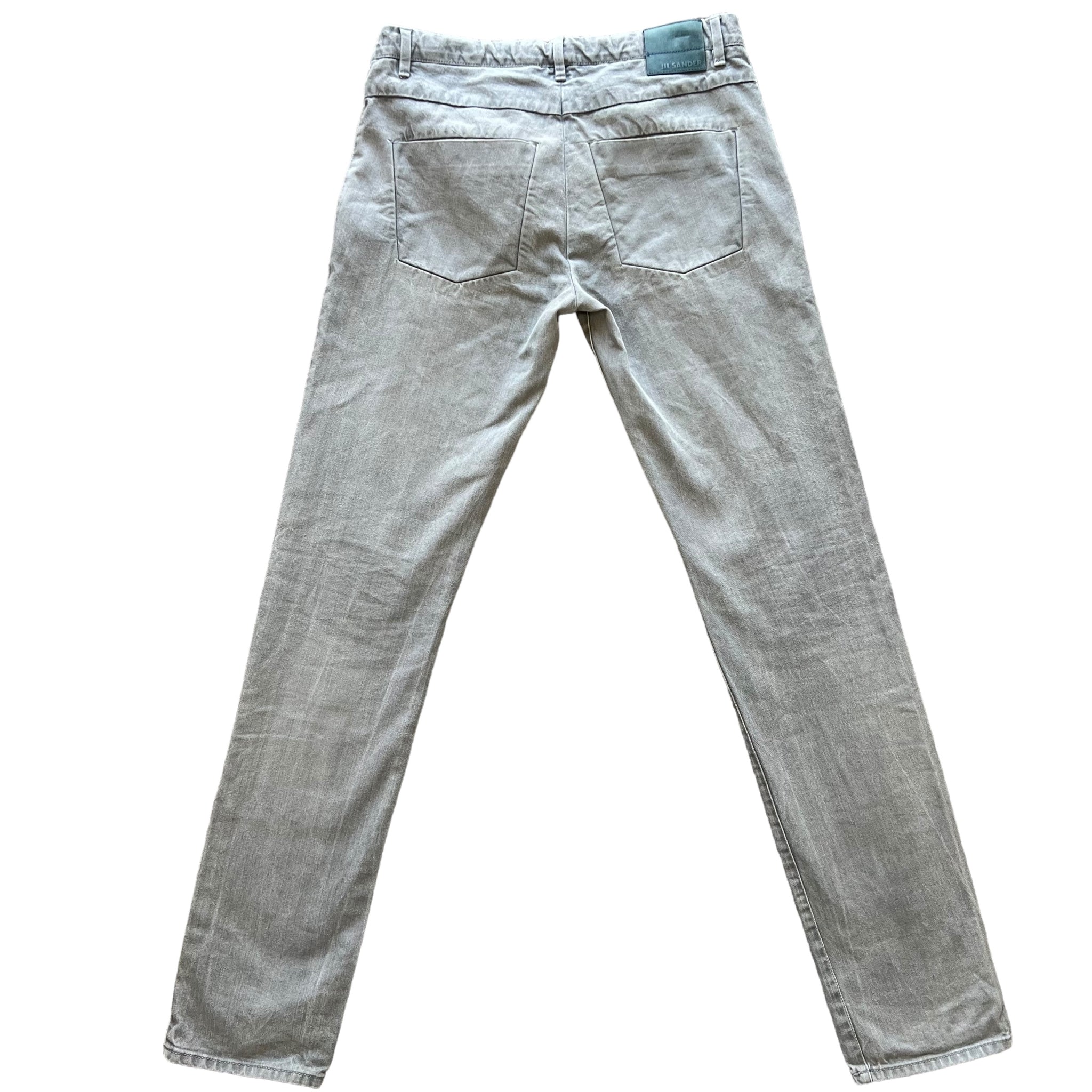 JIL SANDER 2012AW × RAF SIMONS COTTON STRAIGHT JEANS