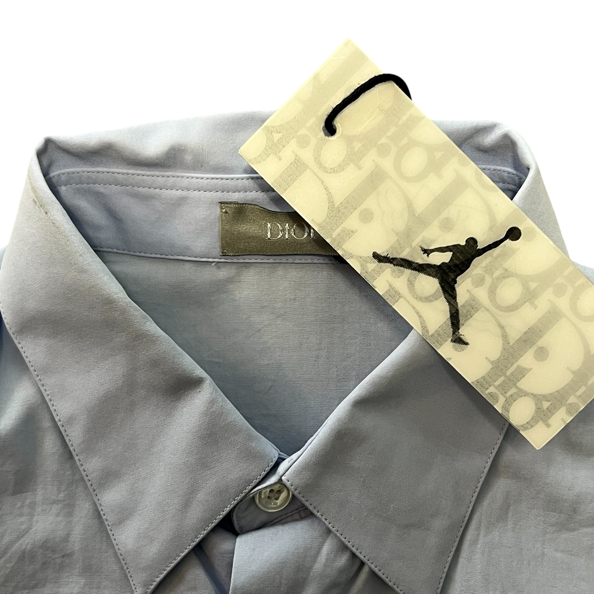 DIOR HOMME 2020AW KIM JONES × NIKE Air Jordan Wing Logo Woven L/S Shirt