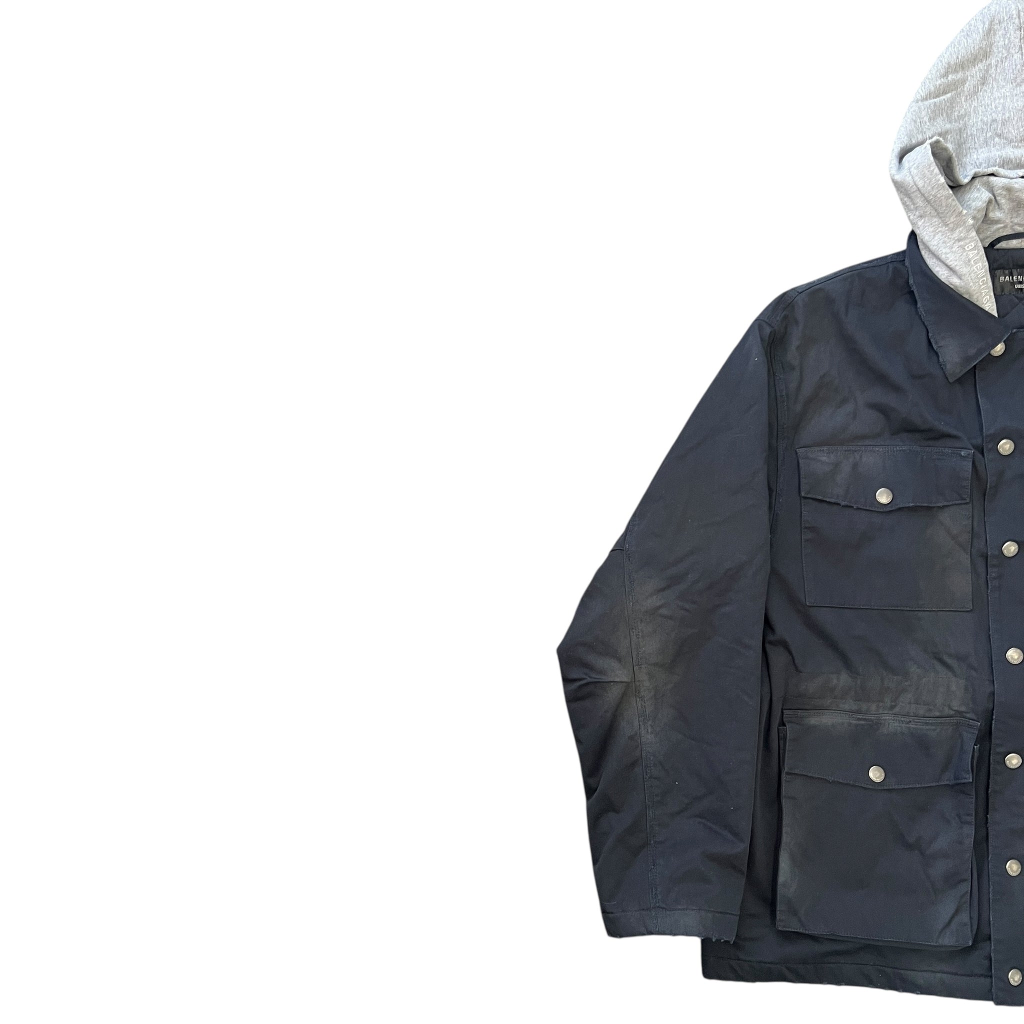 BALENCIAGA 2023AW DOUBLE B Work Parka Blouson