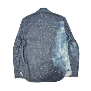 LOUIS VUITTON 19AW ×VIRGIL ABLOH GALAXY ZIP UP DENIM SHIRTS